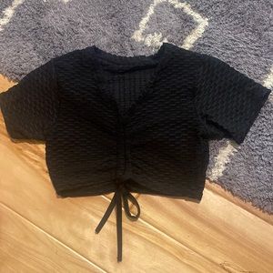 Black Crop Top